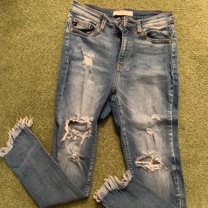 Kancan distressed jeans